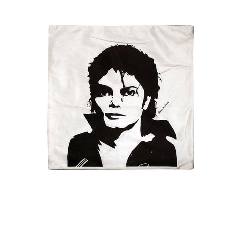 Michael Jackson Retro Printed Cushion Cover 43 x 43 cm - Vintage Design - SuperSaverAU - view 1