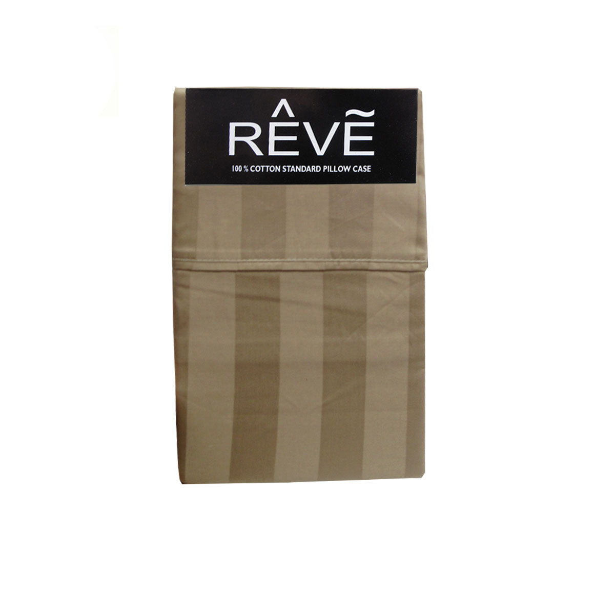 Reve 100% Cotton Standard Pillowcases 48 x 74 cm - Solid/Striped/Checkered Design - SuperSaverAU - view 1