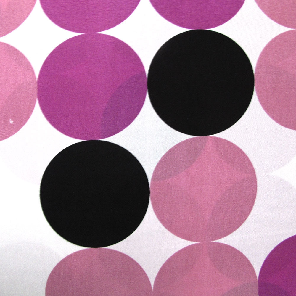 Opus Dots Mauve Quilt Cover Set Queen - Geometric Design, Polyester Fabric - SuperSaverAU - view 2