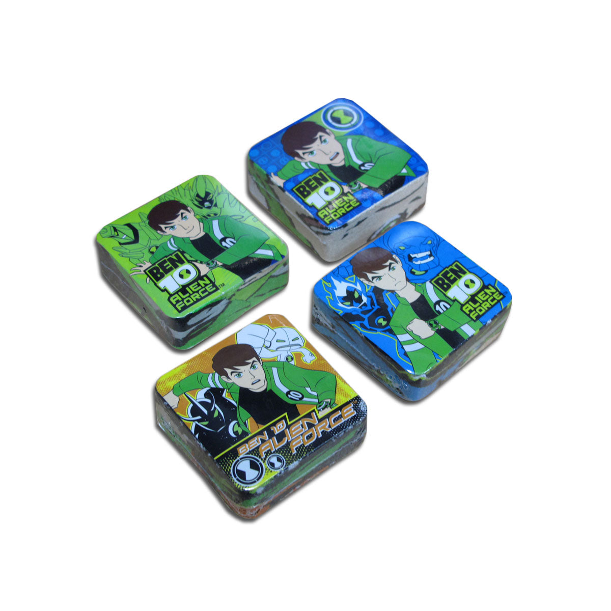 Ben 10 Alien Magic 100% Cotton Face Washers Set of 4 - 30 x 30 cm - SuperSaverAU - view 1