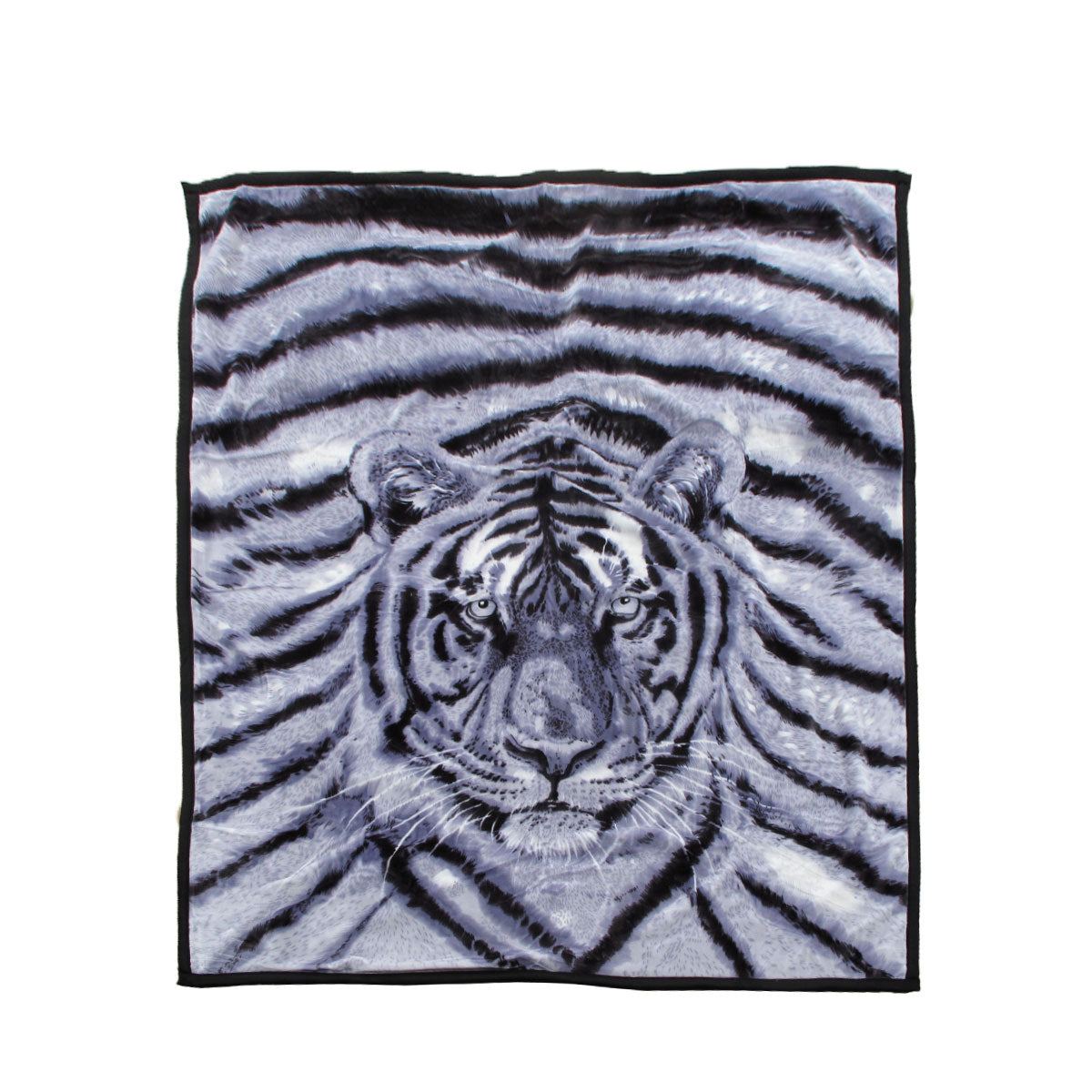 1000GSM White Tiger Luxury 2 Ply Mink Blanket 200 x 240 cm - Soft Polyester - SuperSaverAU - view 1