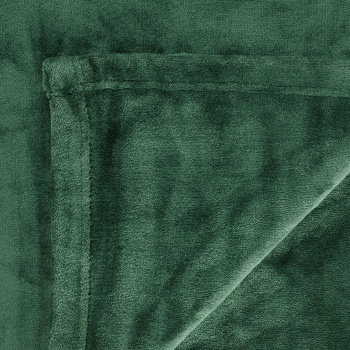 In 2 Linen Plush Velvet Touch Blanket – Forest King/Super King, 350GSM