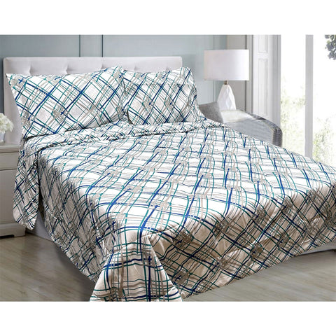Hotel Living 3 Pce Light Weight Microfiber Comforter Set Queen/King Reversible - SuperSaverAU - view 1