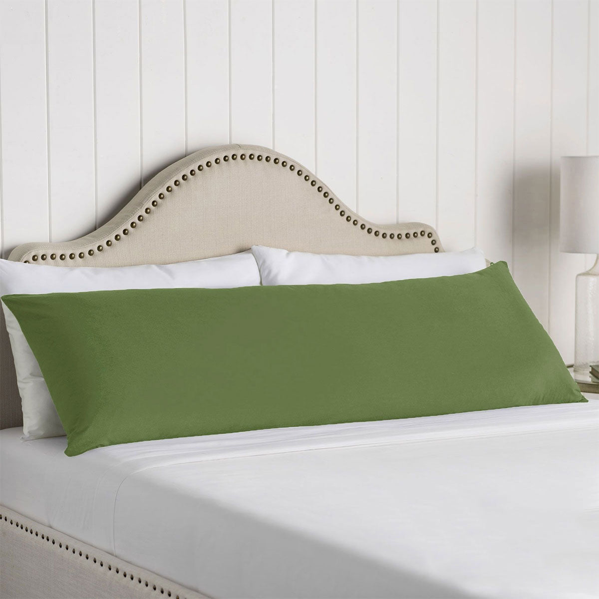 Artex 100% Cotton Body Pillowcase Dark Green 48 x 145 cm - Soft & Easy Care - SuperSaverAU - view 1
