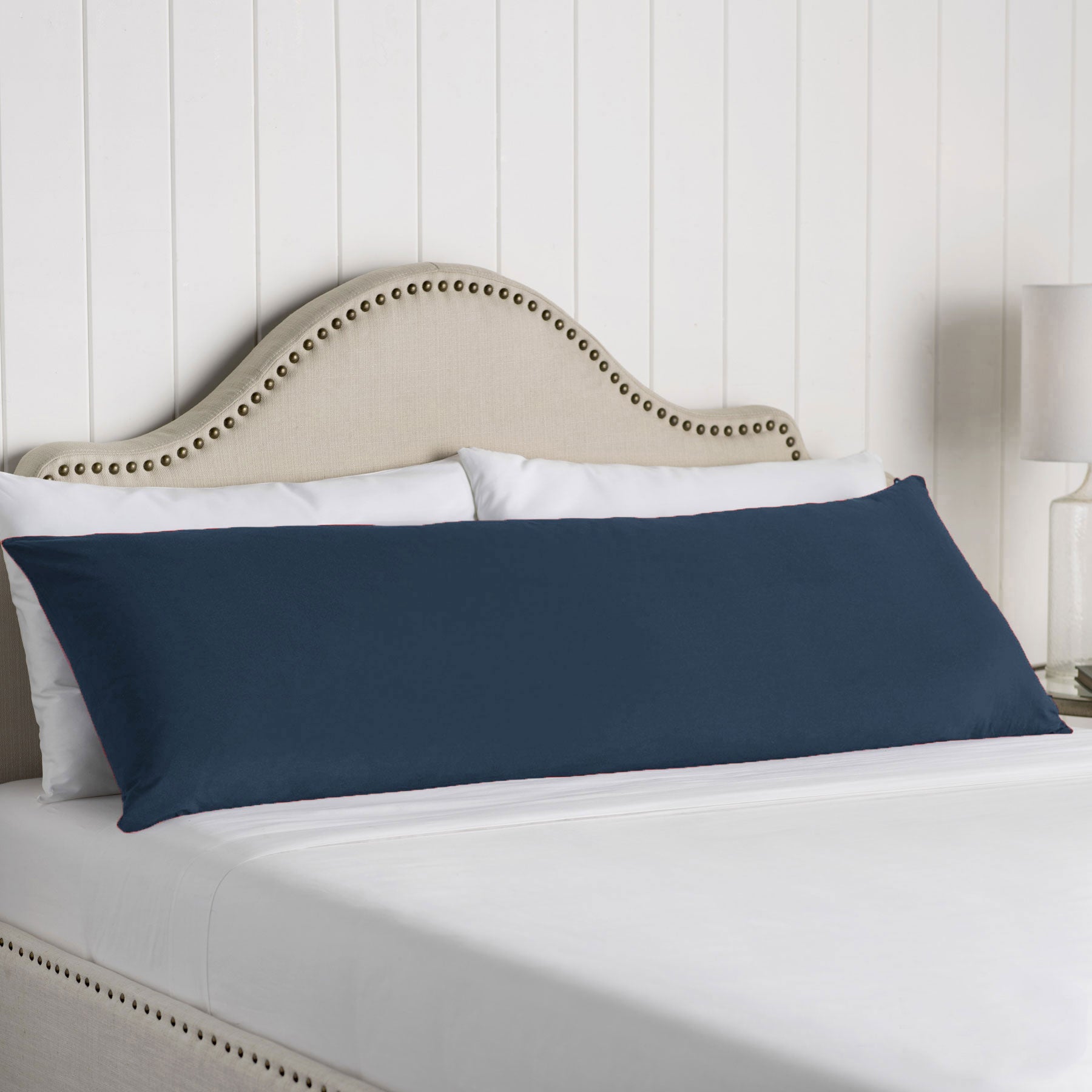 Artex 100% Cotton Body Pillowcase Navy 48 x 145 cm - Soft & Easy Care - SuperSaverAU - view 1