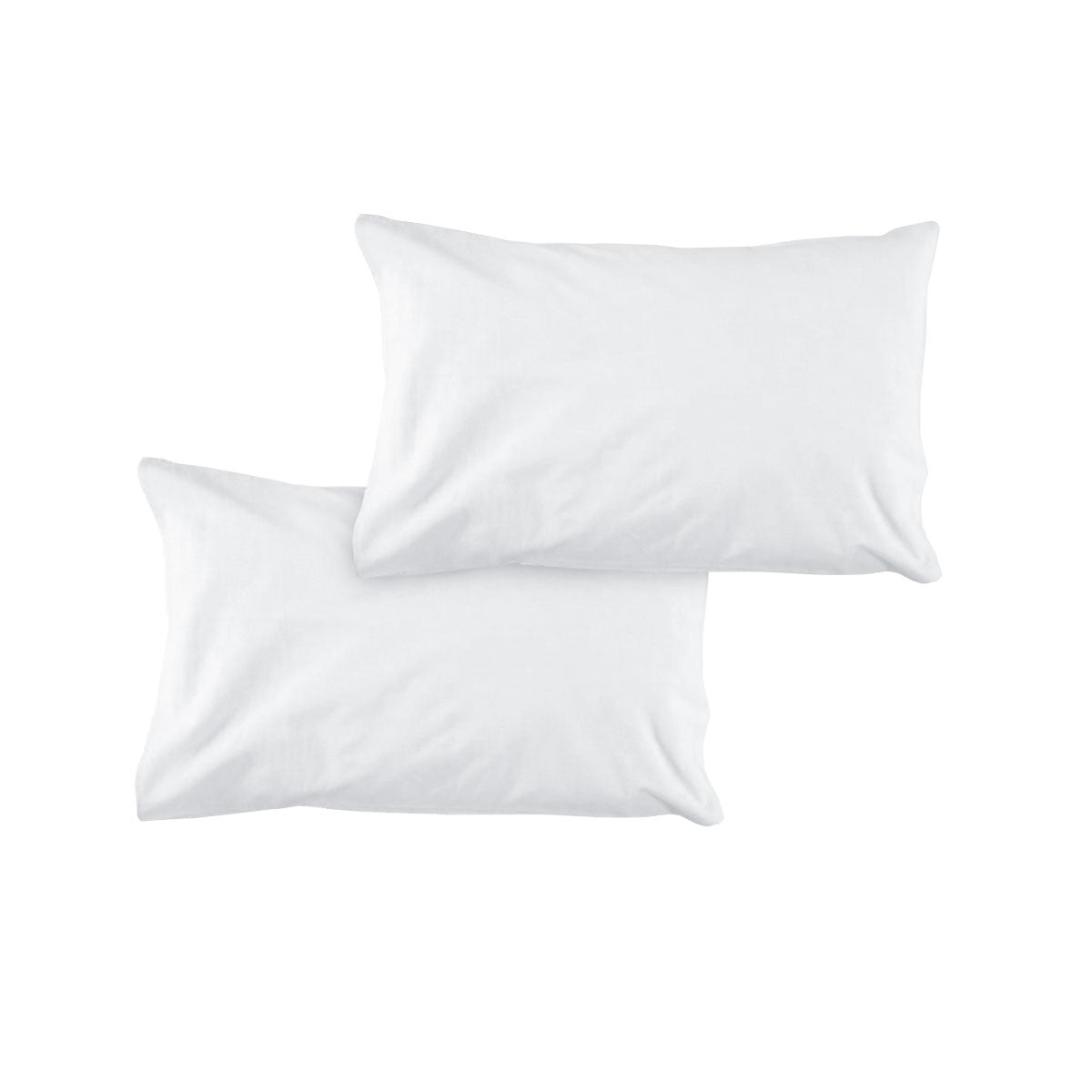 Solid Colour Microfiber Standard Pillowcases 48x73cmx15cm Flap - Soft & Durable - SuperSaverAU - view 1