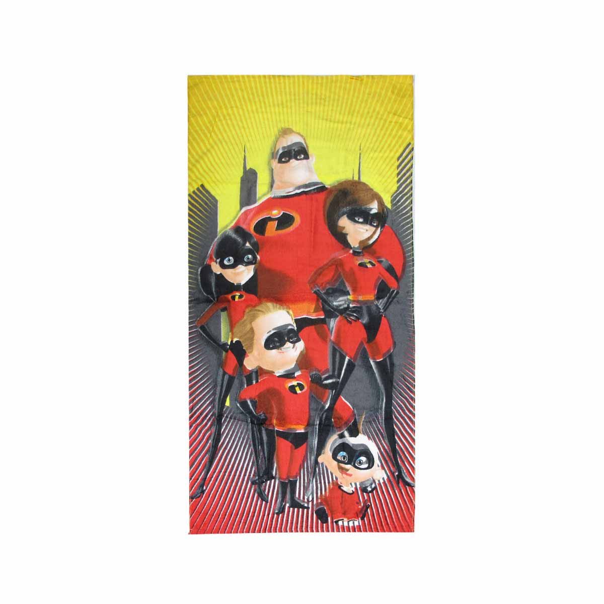 Kids Fun Theme Cotton Beach Towel 70 x 140 cm The Incredibles - SuperSaverAU - view 1