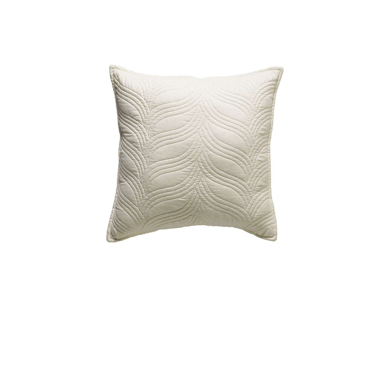 Bianca Kamala Cream Coordinate Square Filled Cushion - 43 x 43cm, Embossed Design - SuperSaverAU - view 1