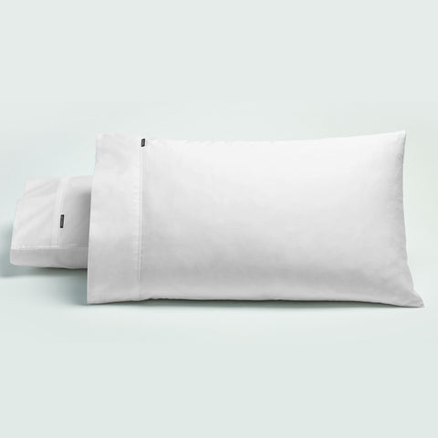 Bianca 500TC 100% Cotton Sateen Standard Pillowcases - 2 Pack, White - SuperSaverAU - view 1