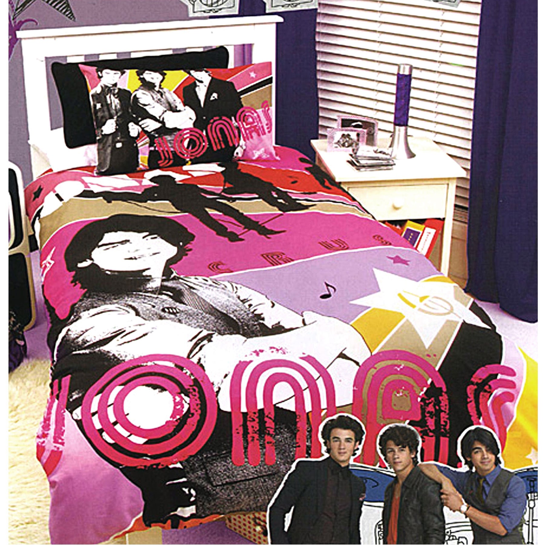 Disney Teenager Musical Quilt Cover Set Single - 140 x 210 cm, Polyester Cotton - SuperSaverAU - view 1