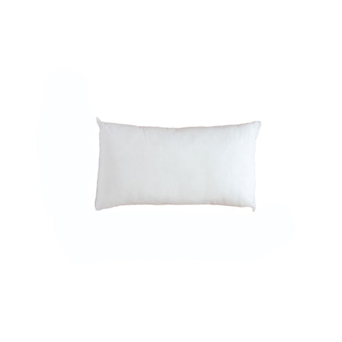 Easyrest Cushion Insert 30 x 60cm Rectangular, Solid White Polyester Cover - SuperSaverAU - view 1