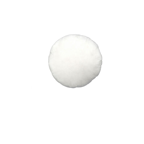 Easyrest Cushion Insert Round 35 cm Diameter, Solid White Polyester, Durable - SuperSaverAU - view 1