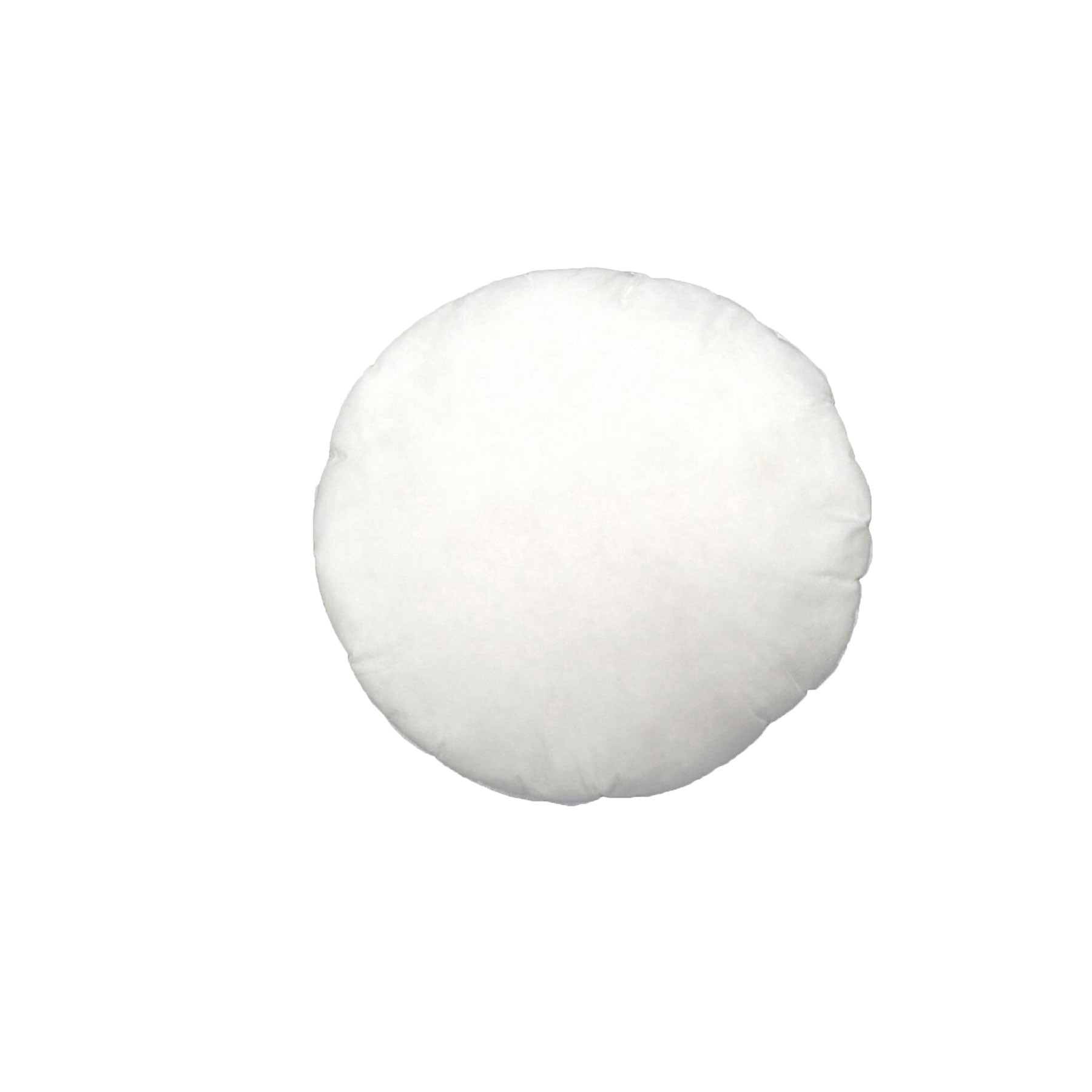 Easyrest Cushion Insert Round 55 cm Diameter, Solid White Polyester, Durable - SuperSaverAU - view 1