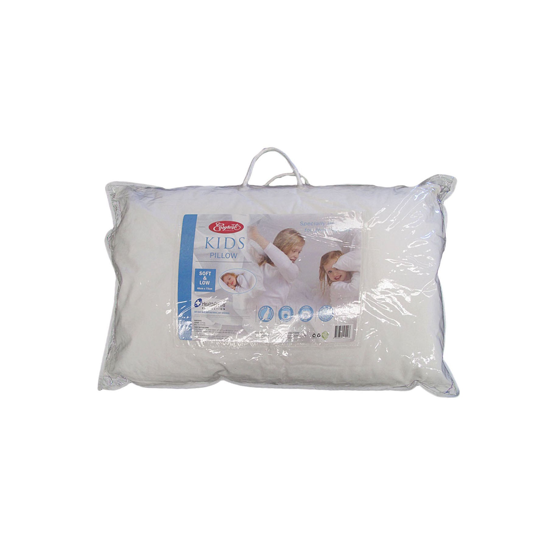 Easyrest Kids Pillow Soft and Low 46 x 73 - Cotton Cover, HealthGuard Treated - SuperSaverAU - view 1