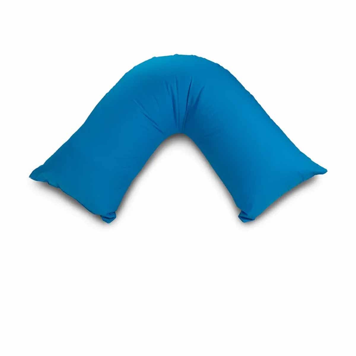 Easyrest Aus Made Medium Support Filled V Shape Pillow 64 x 39 cm Ocean - SuperSaverAU - view 1