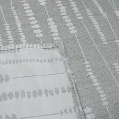 Perline Grey Jacquard Polyester Tablecloth 160 x 230cm - Elegant Design for 4-6 Seaters - SuperSaverAU - view 1