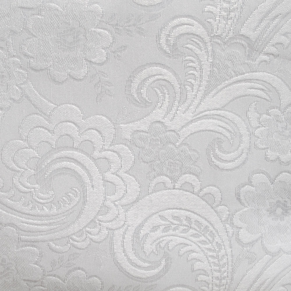 Salonika Blossom Tablecloth White Floral Jacquard 160 x 220 cm - SuperSaverAU - view 1