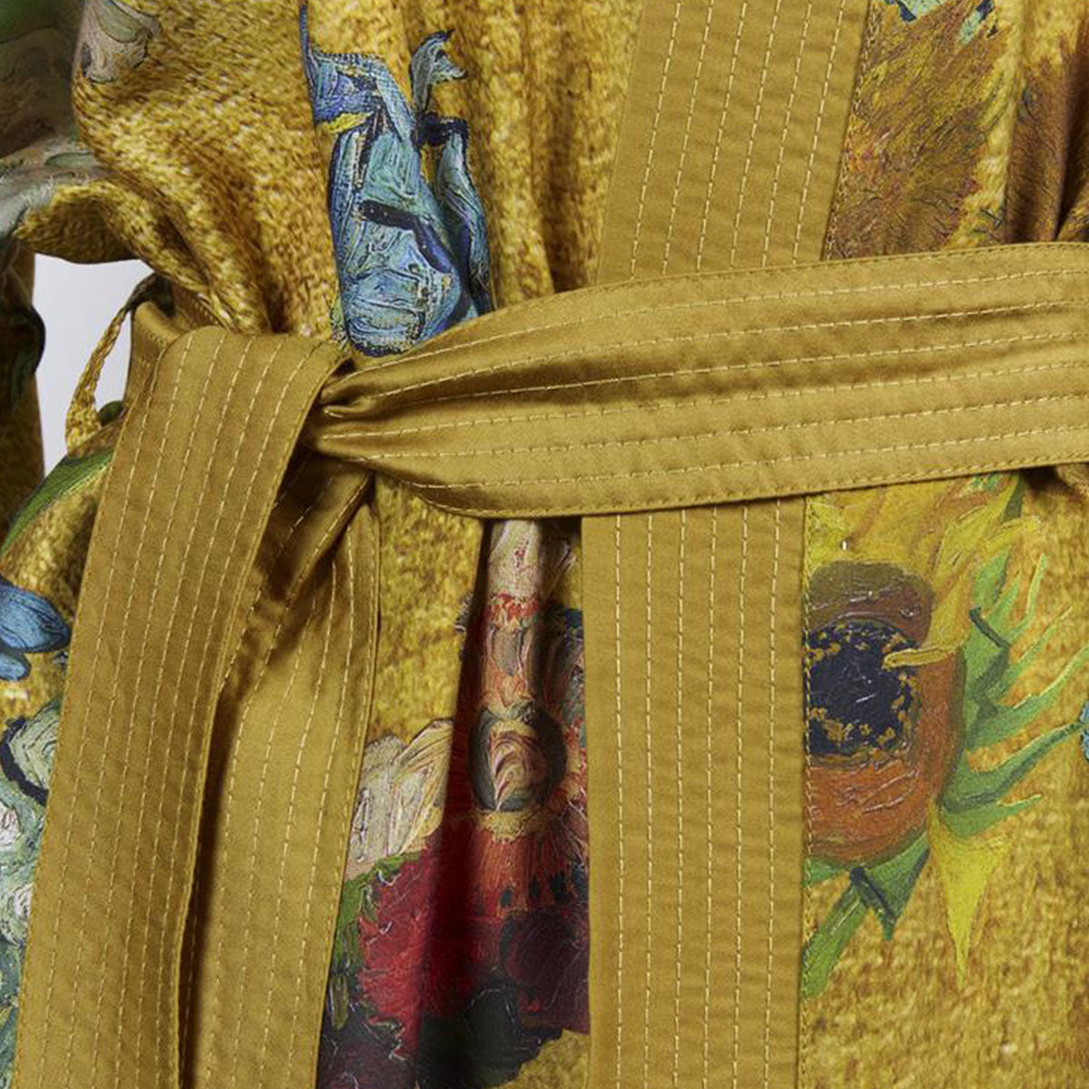Bedding House Van Gogh Gold Floral Kimono Bath Robe Small/Medium - SuperSaverAU - view 2
