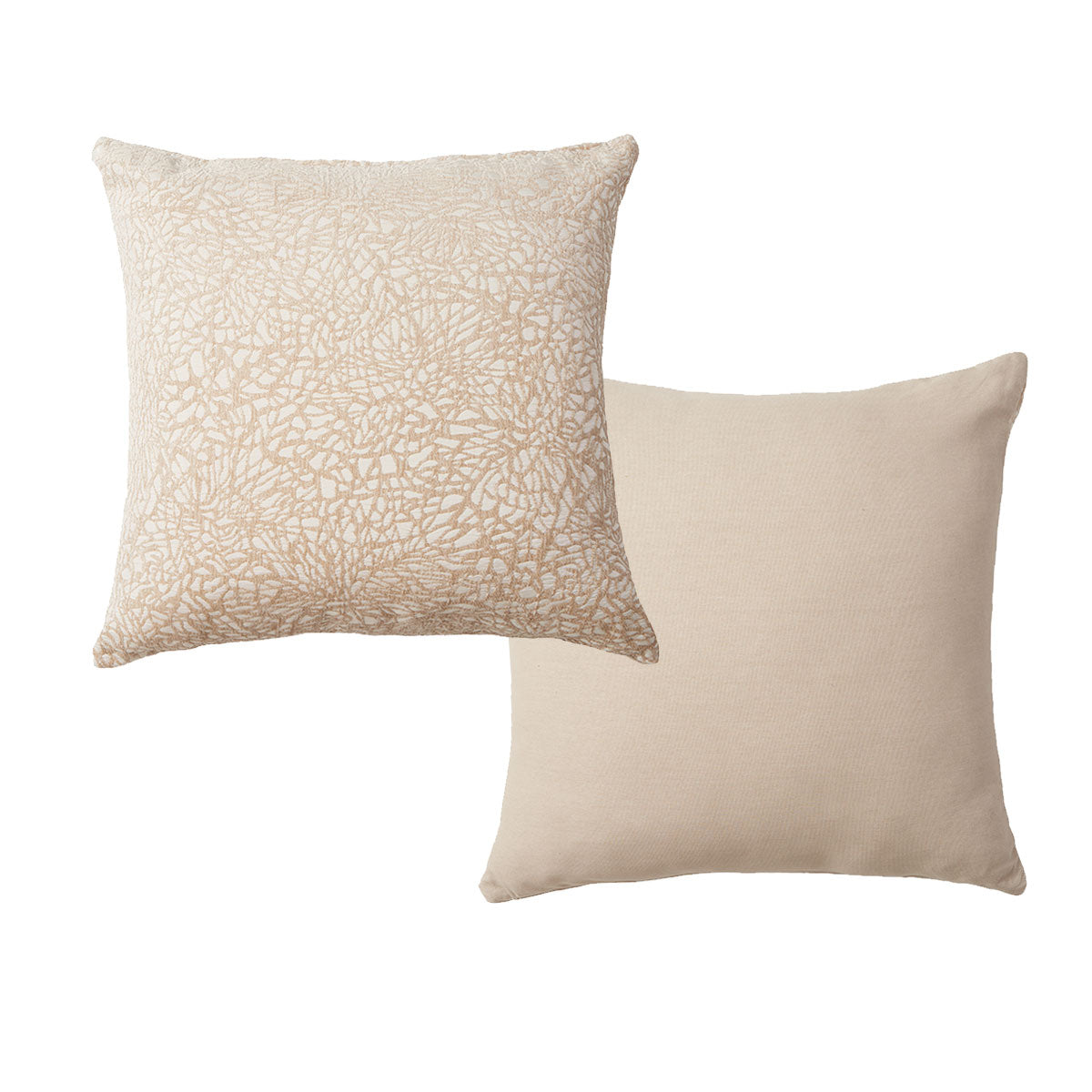 Accessorize Dezi Filled Cushion 50x50cm - Abstract Design in Taupe and Cream - SuperSaverAU - view 1