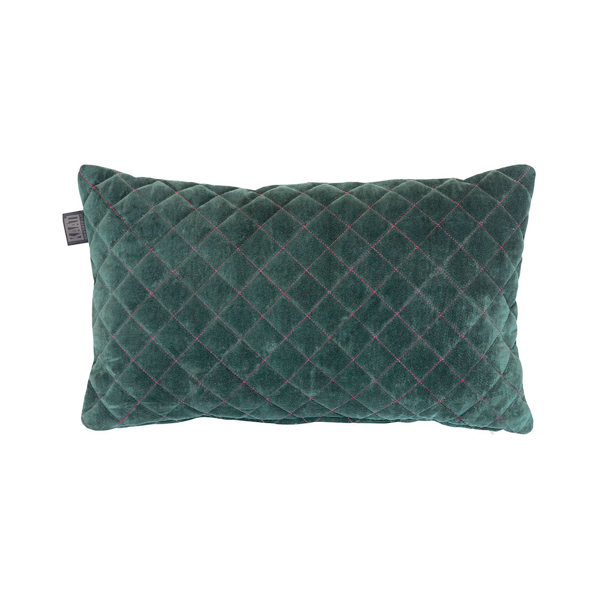 Bedding House Equire Luxury Filled Cushion 30 x 50 cm - Diamond Embroidery, Green - SuperSaverAU - view 1