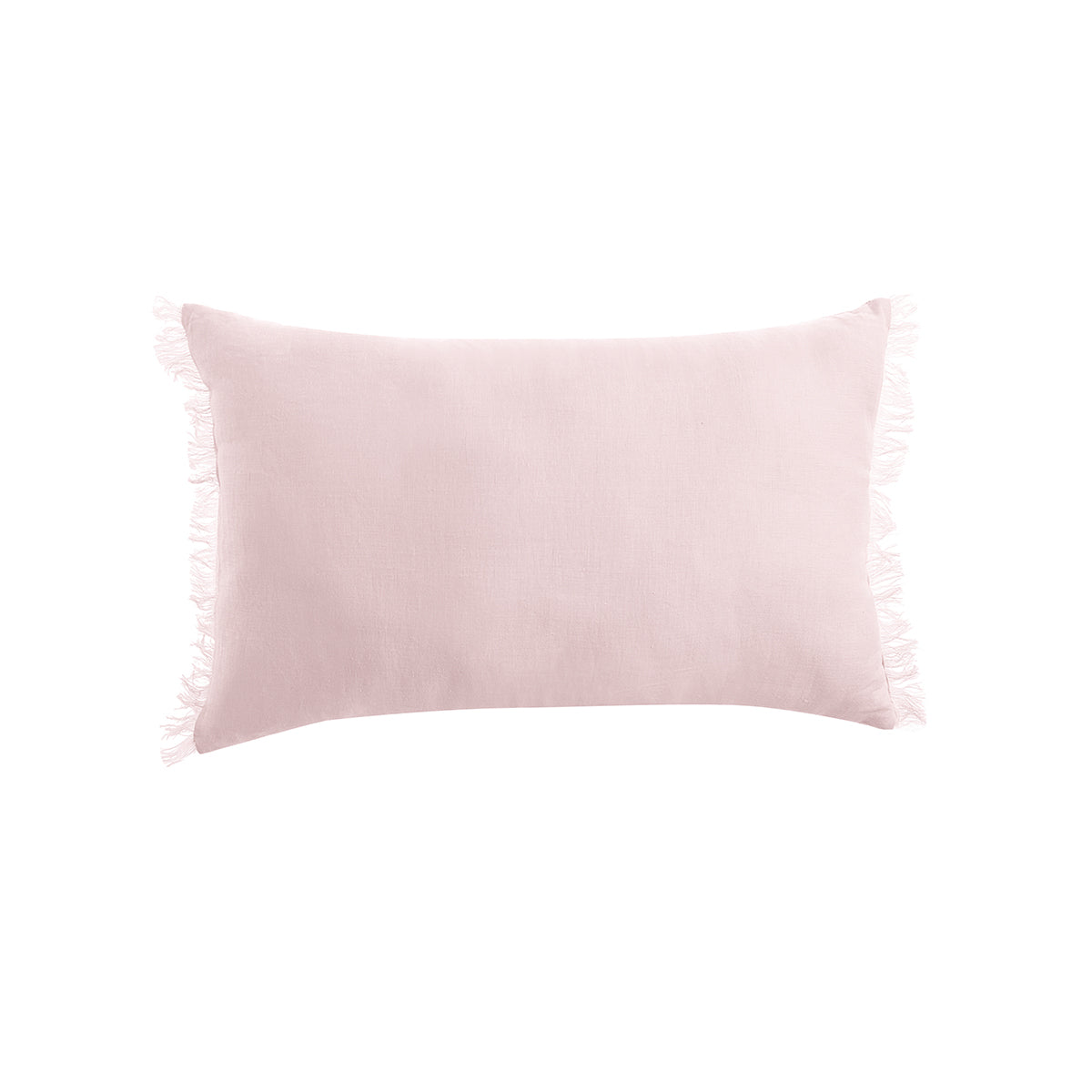 Vintage Design Homewares Blush French Linen Filled Cushion Oblong 35cm x 55cm - SuperSaverAU - view 1