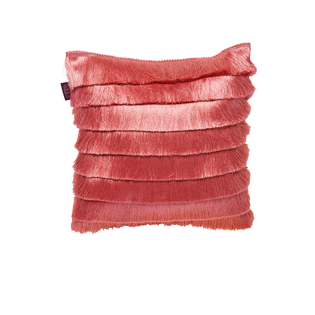 Bedding House Fringy Luxury Filled Cushion 40 x 40 cm - Applique Design, Coral - SuperSaverAU - view 1