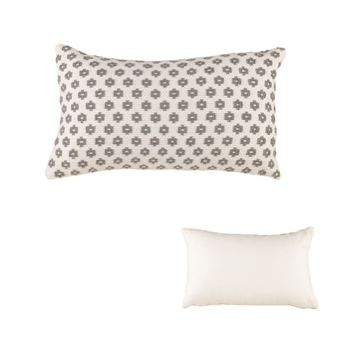 Accessorize Norah Grey Rectangular Cushion 30cm x 50cm - Textured Design - SuperSaverAU - view 1