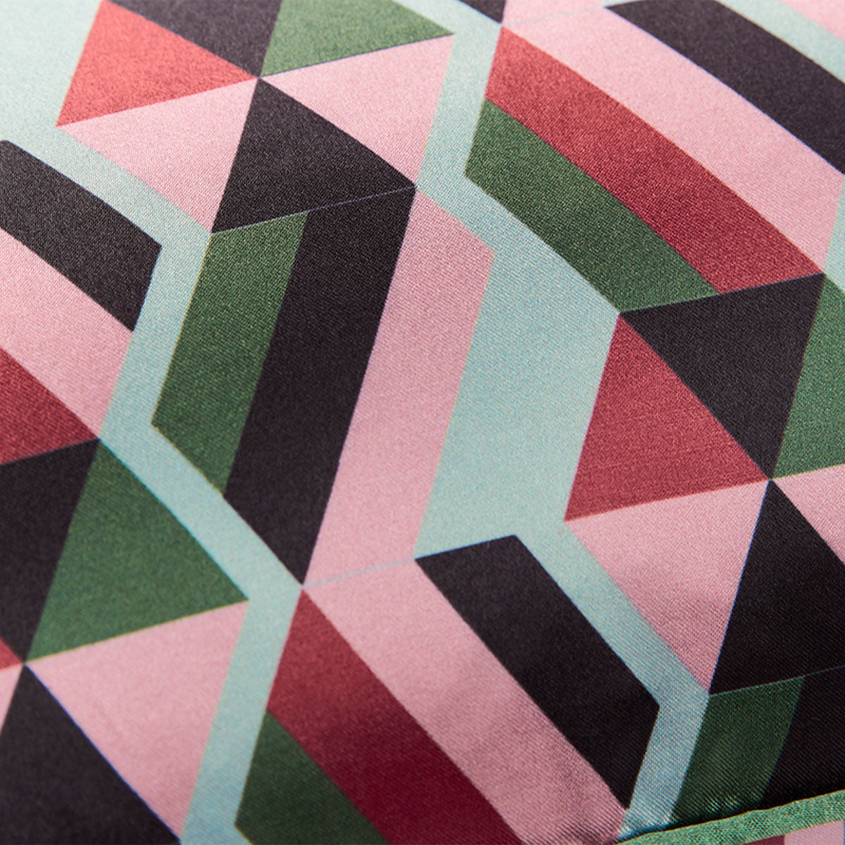 KAAT Amsterdam Phoeby Reversible Satin Cushion – Multi 30 x 50cm