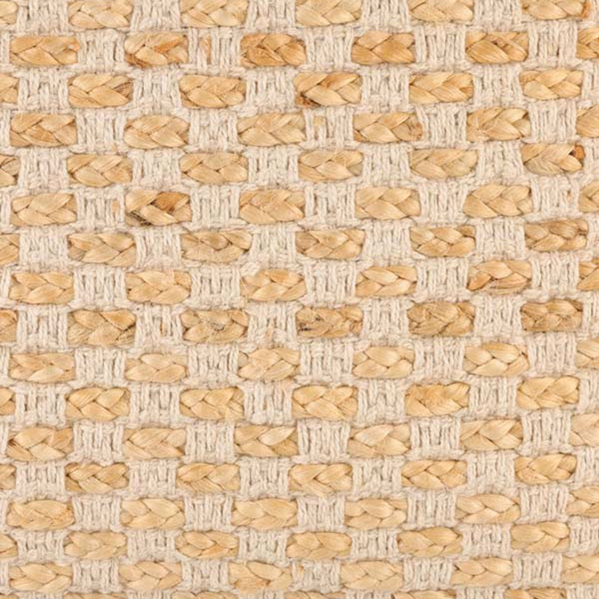 Accessorize Tami Cotton/Jute Square Filled Cushion 45cm x 45cm - Textured Design - SuperSaverAU - view 2
