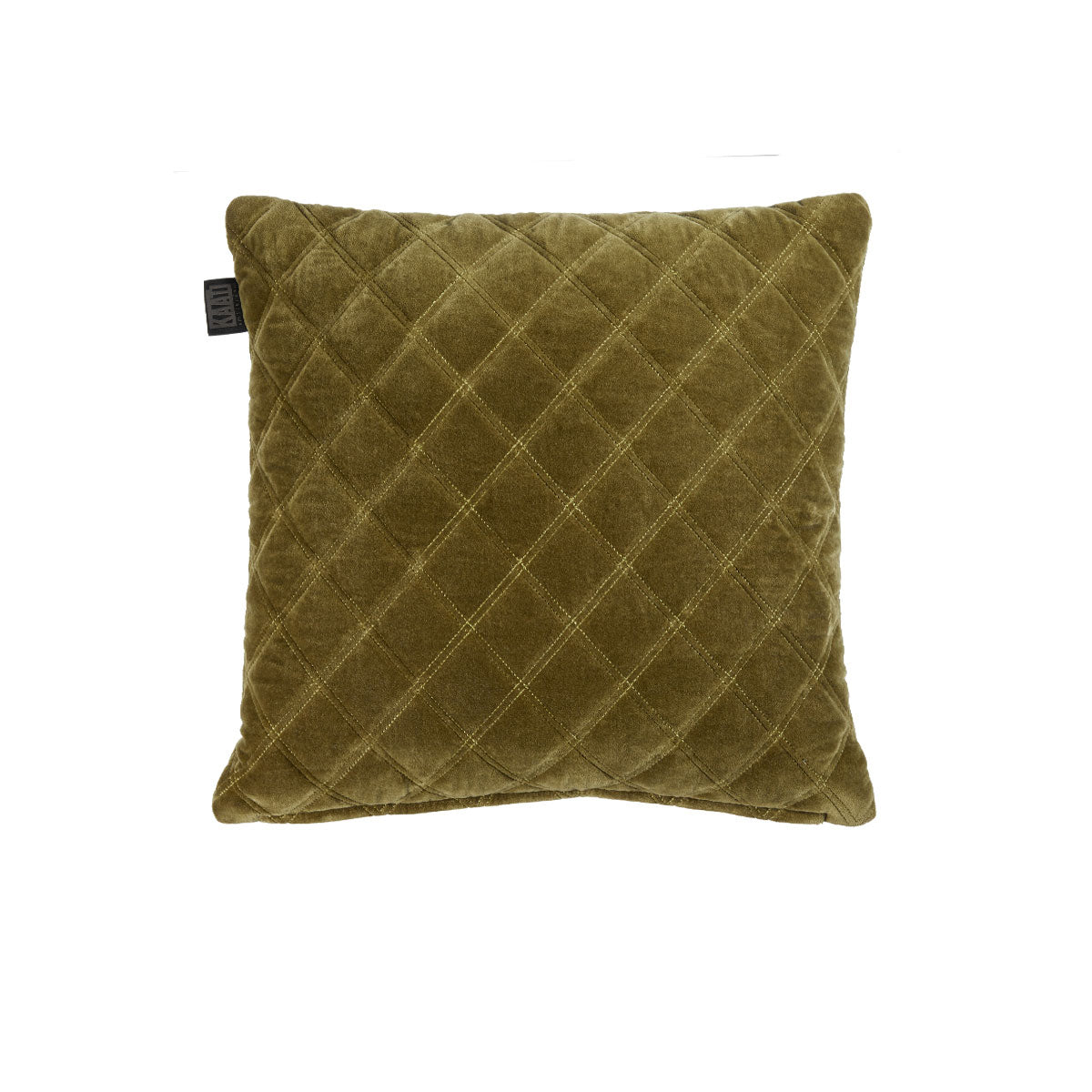 Bedding House Vercors Luxury Cotton Velvet Cushion 43 x 43 cm - Olive Green - SuperSaverAU - view 1