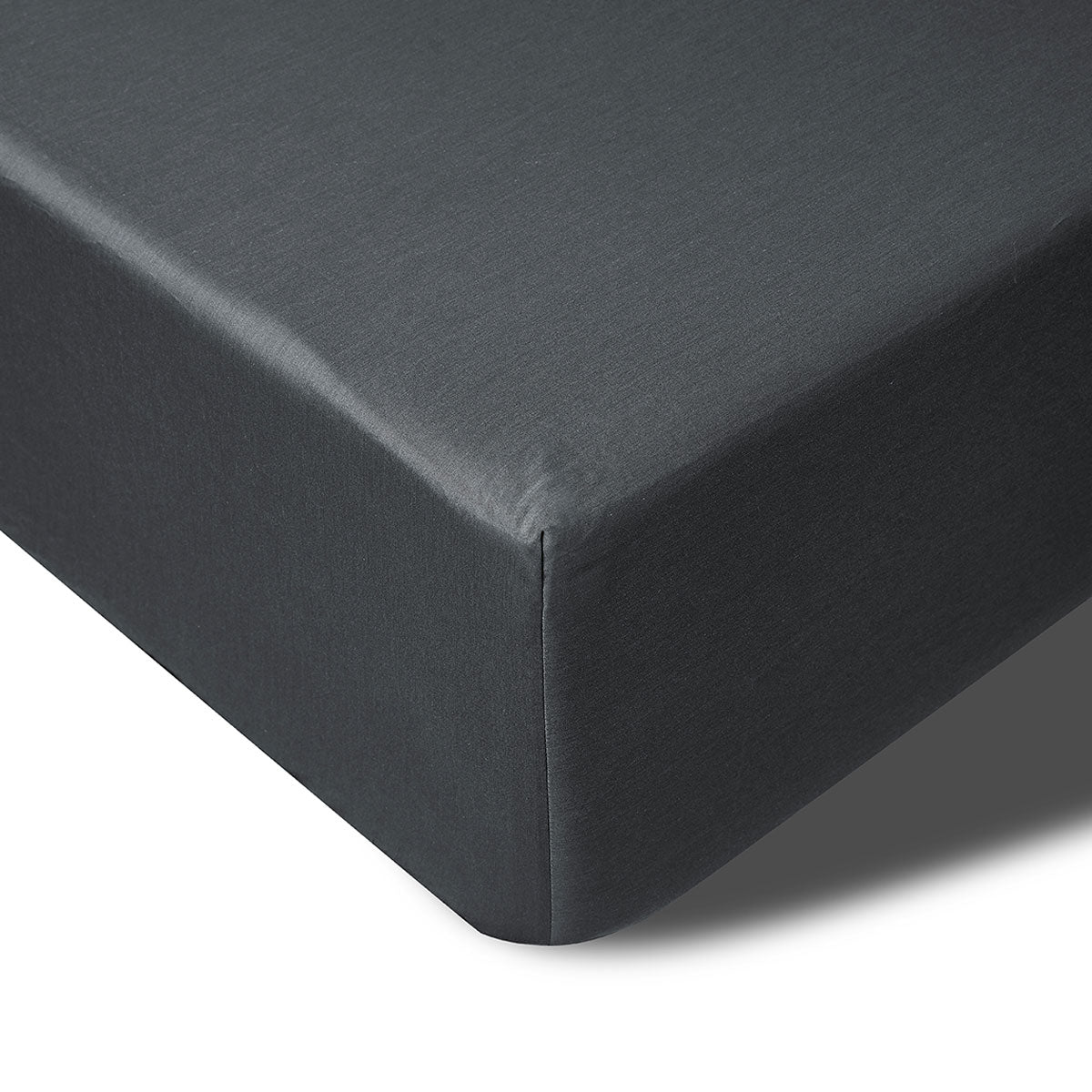Accessorize 400TC Bamboo Cotton Mega Fitted Sheet 50cm Wall - Charcoal King