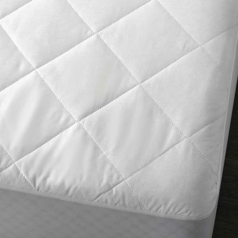 Accessorize Cotton Quilted Mattress Protector King Single - Breathable, Soft, Absorbent - SuperSaverAU - view 1