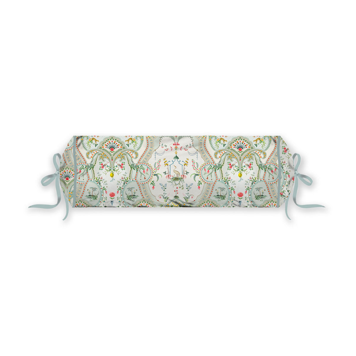 PIP Studio Curious Animal White Neck Roll Cushion 22x70 cm - Paisley Print Design - SuperSaverAU - view 1