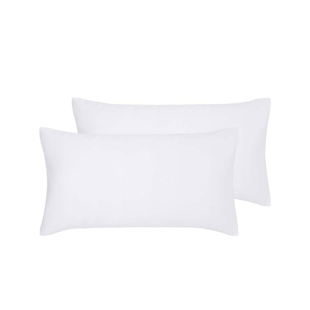 Accessorize White Hotel Deluxe Cotton King Pillowcases 50cm x 90cm - 2 Pack - SuperSaverAU - view 1