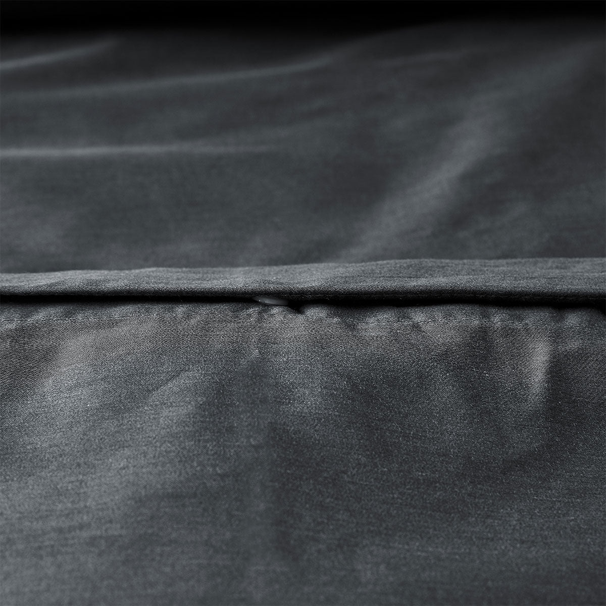 Accessorize 400TC Bamboo Cotton Quilt Cover Set - Charcoal Queen