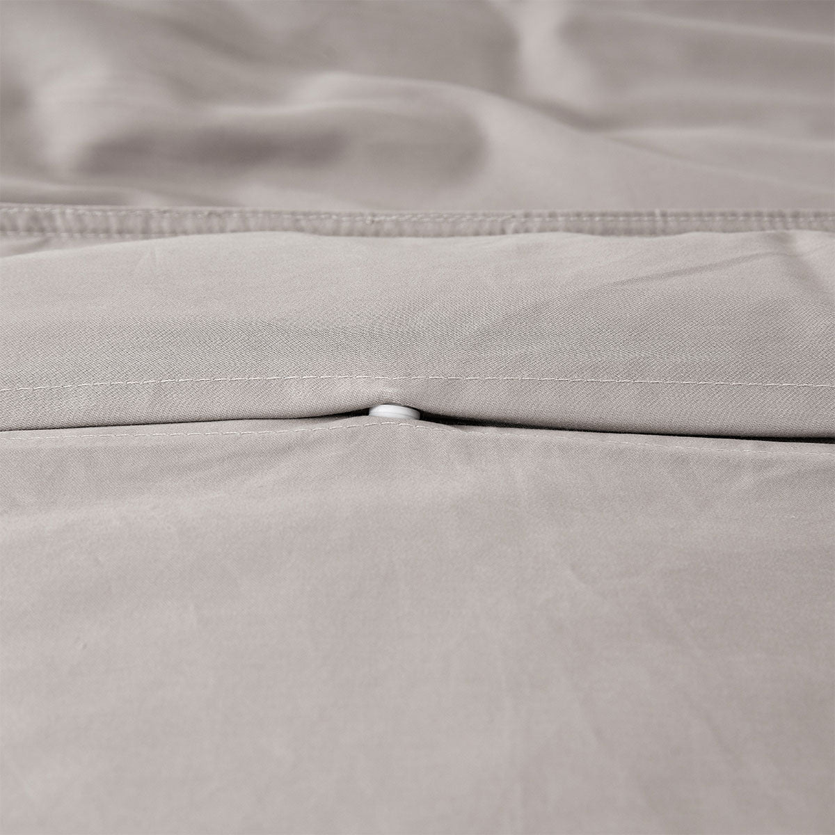 Accessorize 400TC Bamboo Cotton Quilt Cover Set - Stone Double