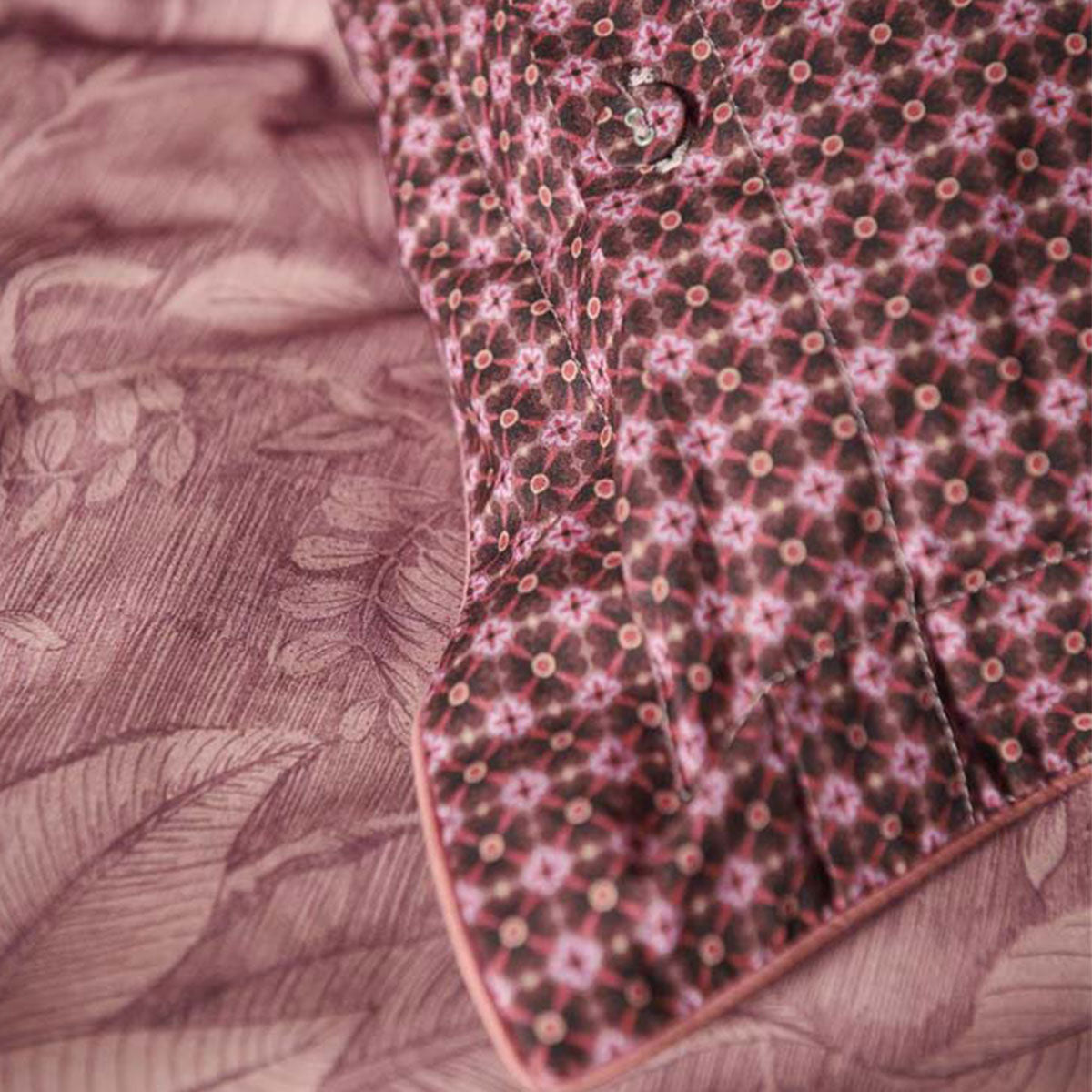 PIP Studio Casa Dei Fiori Terra Cotton Quilt Cover Set King - Floral Design - SuperSaverAU - view 2