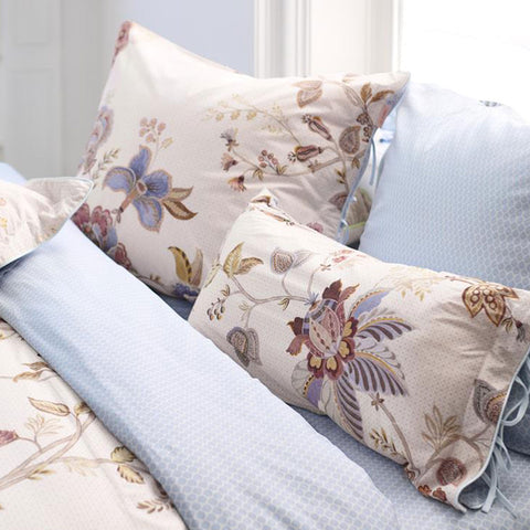 PIP Studio Cece Fiore White Cotton Quilt Cover Set King - Floral Design, 100% Cotton - SuperSaverAU - view 1