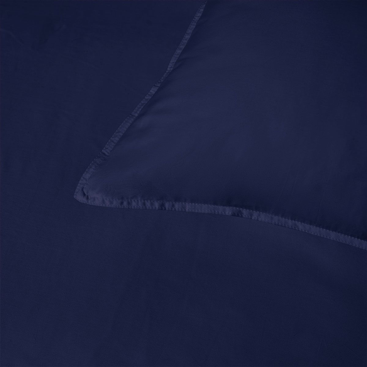 Accessorize 400TC Bamboo Cotton Quilt Cover Set – King Navy, Sateen Double Stitch