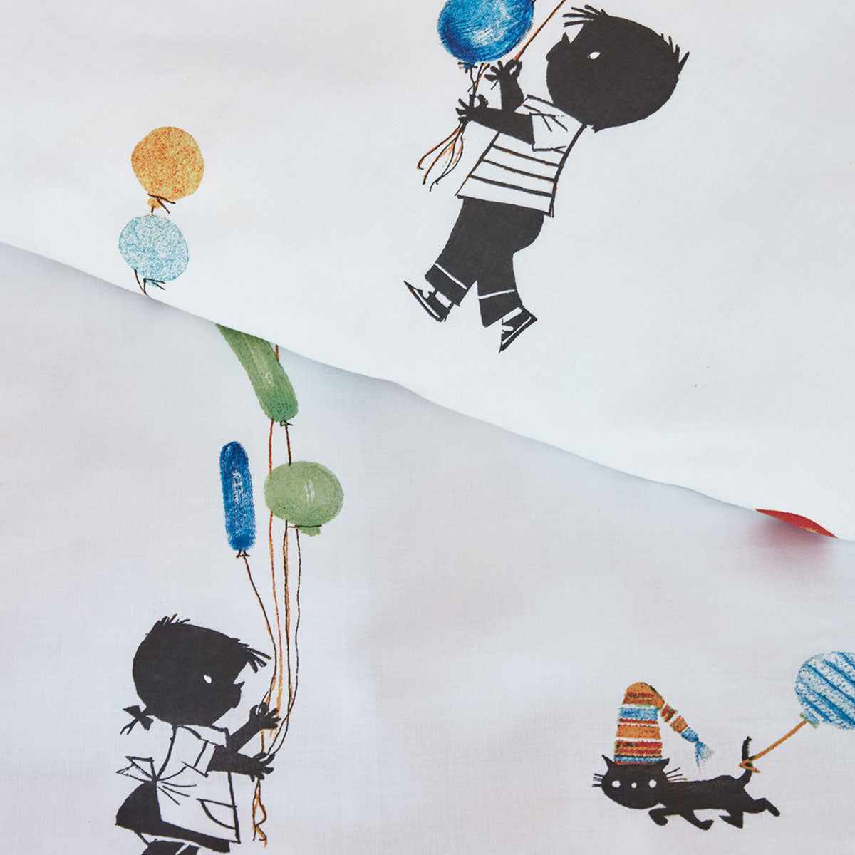 Fiep Westendorp Feest Pastel Cotton Quilt Cover Set Single - Jip Janneke Print, 140cm x 210cm - SuperSaverAU - view 1