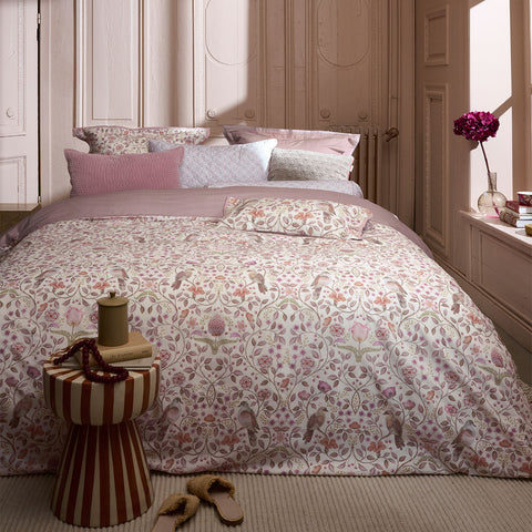 PIP Studio Garden of Dove Super King Cotton Quilt Cover Set - Off White Floral - SuperSaverAU - view 1