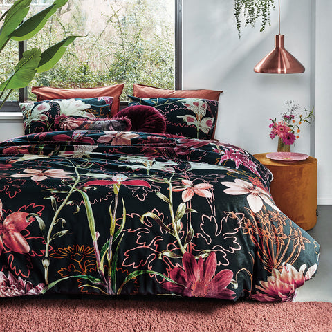 Bedding House Joy Multi Cotton Quilt Cover Set Queen - Floral Print, 144 TC - SuperSaverAU - view 1