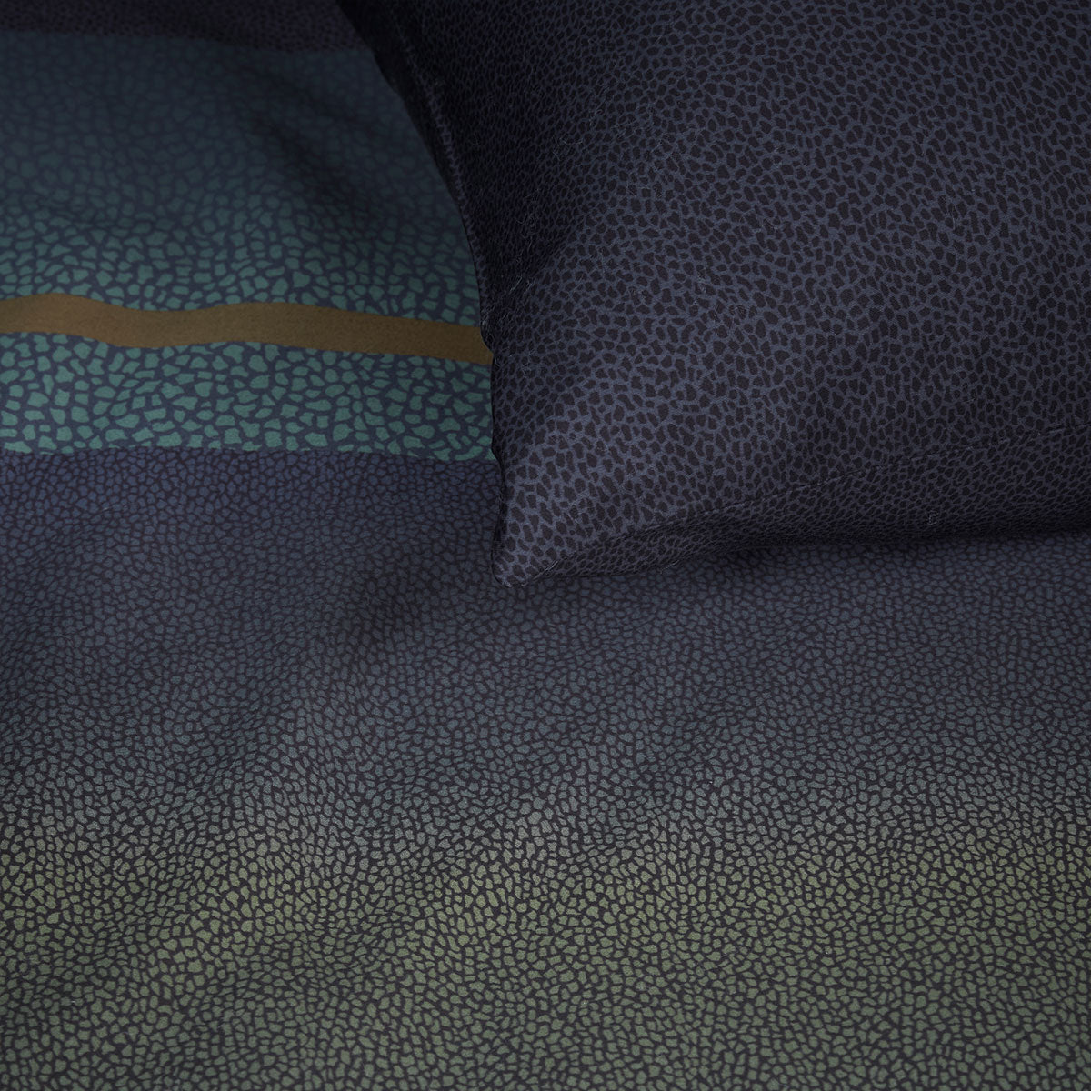Bedding House Lenny Cotton Sateen Quilt Cover Set 220TC - Blue, King