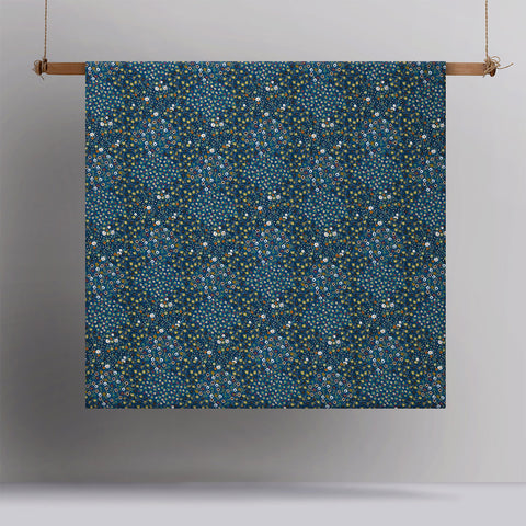 Accessorize Lisa Teal Washed Cotton Printed Quilt Cover Set King - Floral Design - SuperSaverAU - view 1