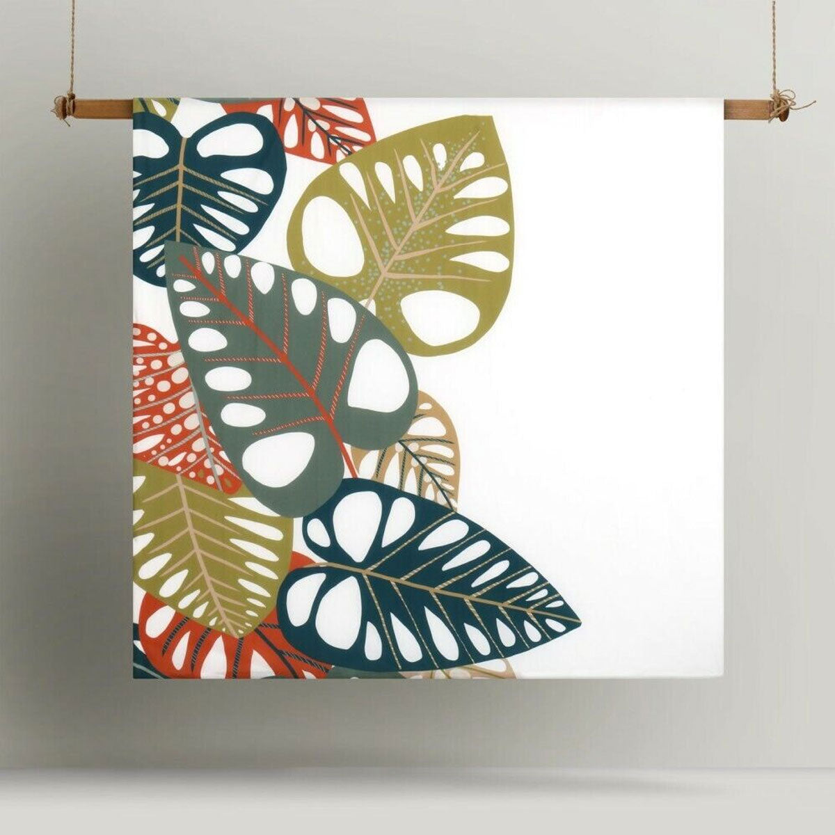 Accessorize Monstera Digital Printed Cotton Quilt Cover Set King - Leaves Design - SuperSaverAU - view 2