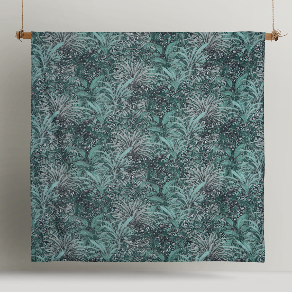 Accessorize Palm Leopard Green Digital Printed Cotton Quilt Cover Set Queen - SuperSaverAU - view 2