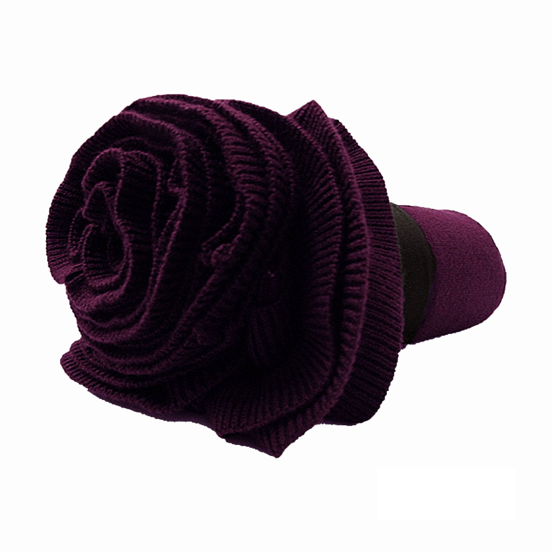 Accessorize Double Ruffle Throw Plum - 127 cm x 152 cm, Machine Washable - SuperSaverAU - view 1