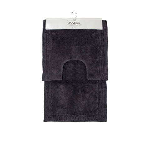 J.Elliot Home 2000GSM 2 Pce Dawson 100% Cotton Bath Mat Set 50x50cm & 50x80cm - SuperSaverAU - view 1