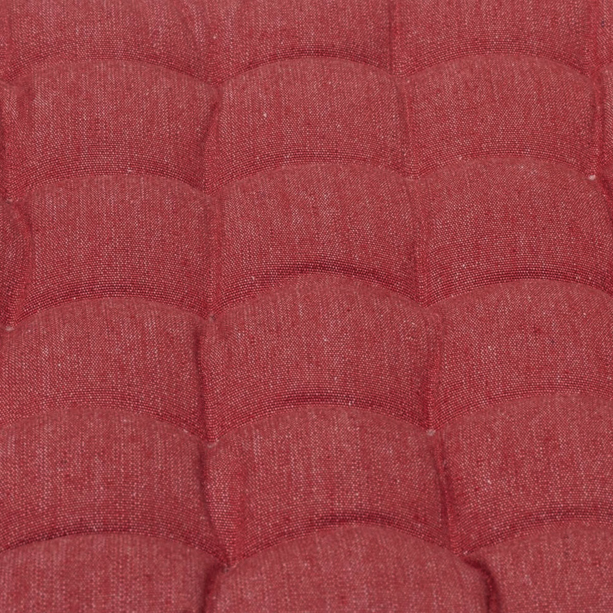 J Elliot Home Outdoor Cotton Chair Pads - Solid Red, 2 Pack