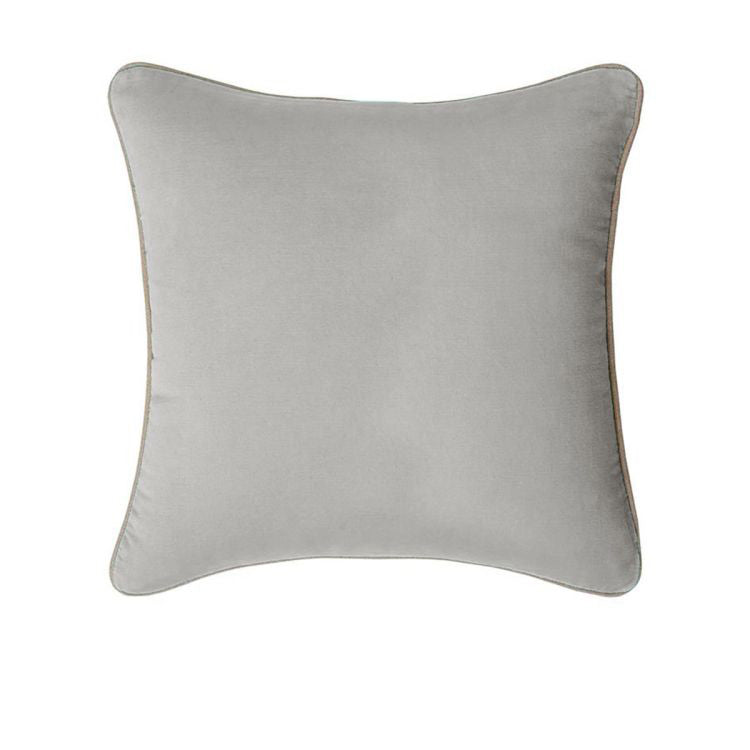 J.elliot 100% Cotton Filled Cushion 60 x 60 cm Grey - Solid Colour Design - SuperSaverAU - view 1